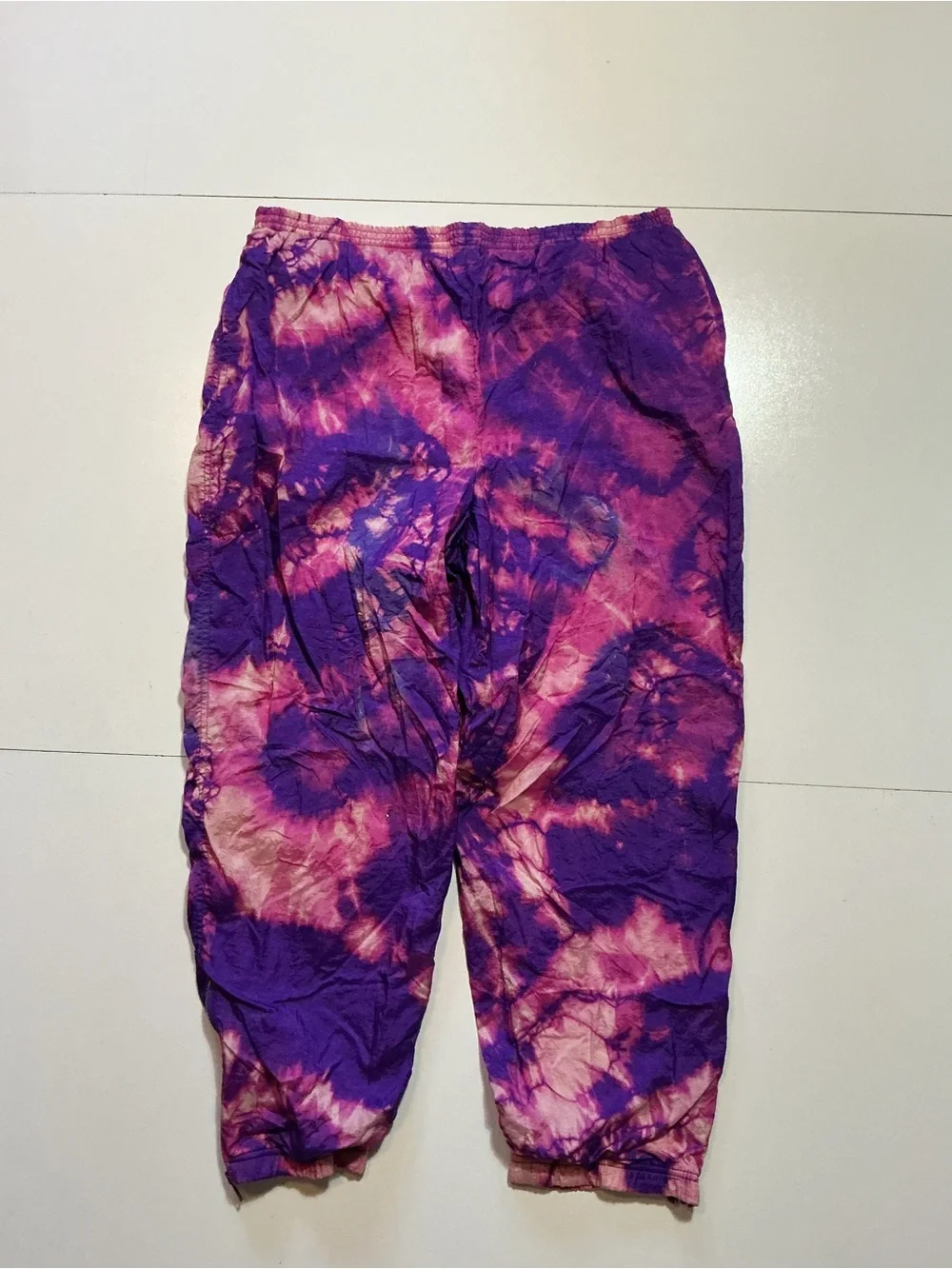 Vintage Milano Sport Tie Dye Windbreaker Nylon Multicolored Track Pants